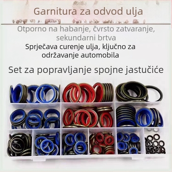 Kombinirani komplet za popravak brtvila i O-prstena za automobile, Ruixin stamping seal, model 6-163