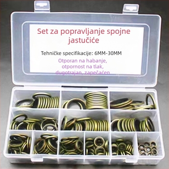 Kombinirani komplet za popravak brtvila i O-prstena za automobile, Ruixin stamping seal, model 6-163