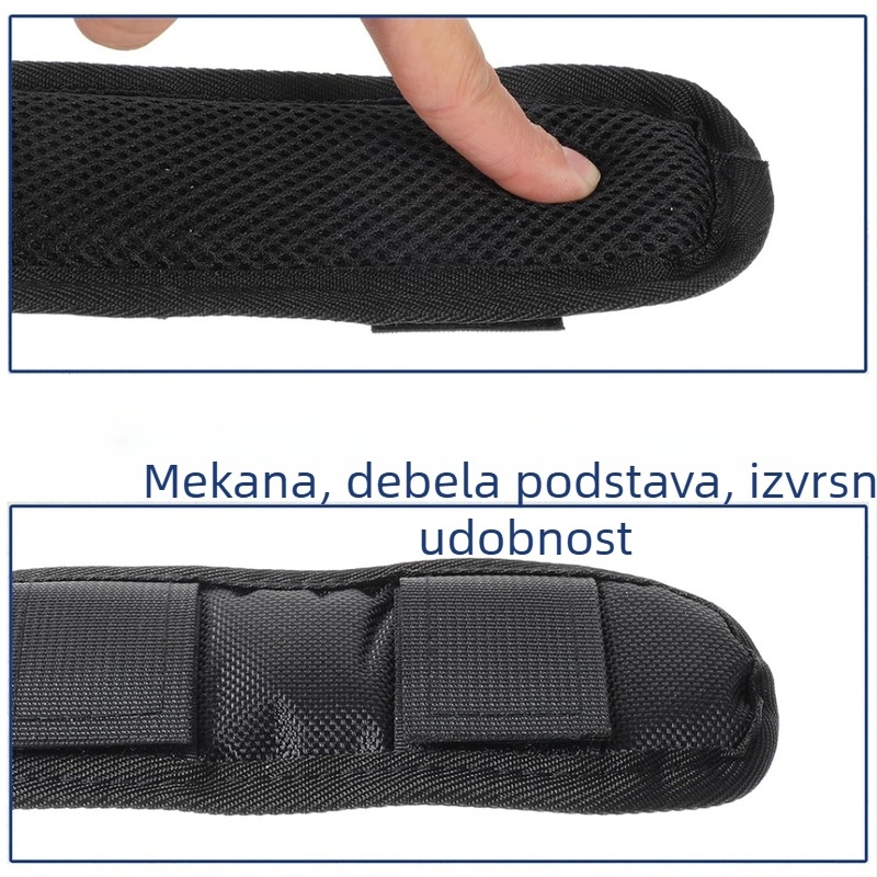 Odvojiva jastučić za rame za torbe, prozračan