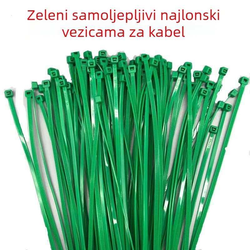 Kabelske vezice od plastike, samouzatezujuće, pakirane u OPP vrećici, strojna proizvodnja