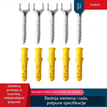 Dvostruko glavne čavle s oblikom ovčjeg roga za furnir od drveta i lajsne — bez tragova, galvanizirano ugljično čelik, Klasa A