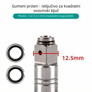 Električni odvijač s T-oblikovanim četverostrukim izlaznim osovinama, circlip prsten i circlip kućište; zaštita od pada; bezključni čahur; namijenjeno za kućnu upotrebu; 1 godina jamstva