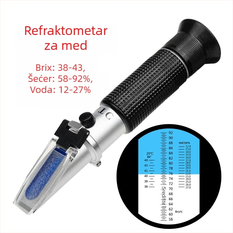 Refraktometar meda za mjerenje sadržaja vode i šećera — Wuqiang Optics