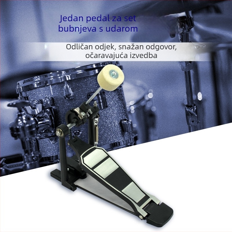Pedal za bubanj s čekićem – aluminij, model DH5177, marka Great, dodatak zapadnih udaraljki