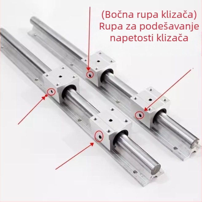 SBR linearni vodič i blok, Yuze, od čelične izrade