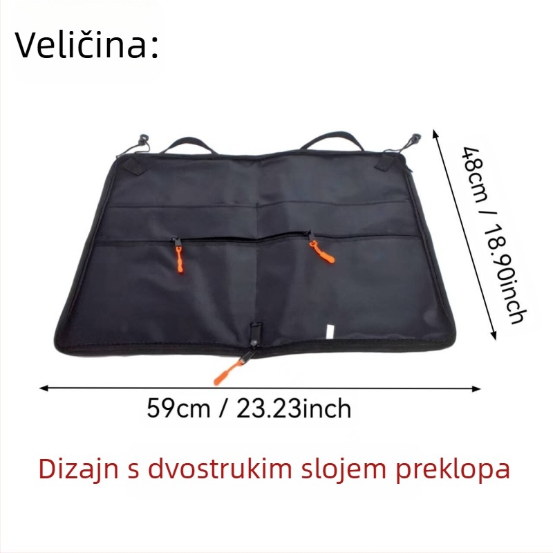 Torba za bubnjarske štapiće, dizajn ruksaka, poliester, remen s zračnim jastučićem, unisex