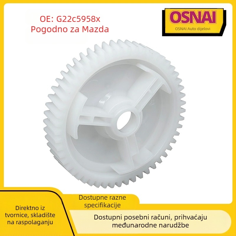 Osnai set zupčnika za motor podizanja prozora za Mazda 3/5/6, CX-7/8/9 – prednji i stražnji, model G22C5958X
