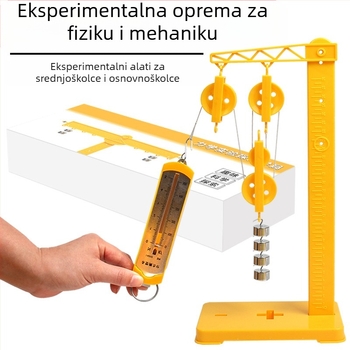 Set eksperimenata s kladkama za Fiziku i Mehaniku – edukativni alati za učenike osnovne i srednje škole, demonstracijski pokusi, plastični materijal