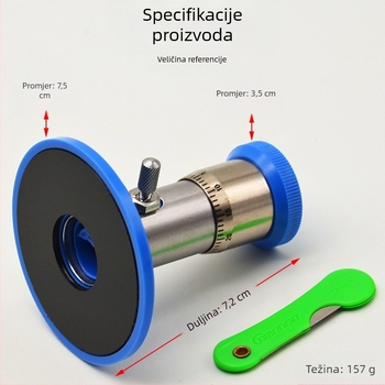 FreeHand rezač za biljne ploške – nastavni biološki alat, metalna konstrukcija, brand Concentric, 1 paket