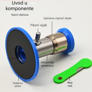 FreeHand rezač za biljne ploške – nastavni biološki alat, metalna konstrukcija, brand Concentric, 1 paket
