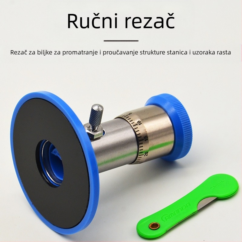 FreeHand rezač za biljne ploške – nastavni biološki alat, metalna konstrukcija, brand Concentric, 1 paket