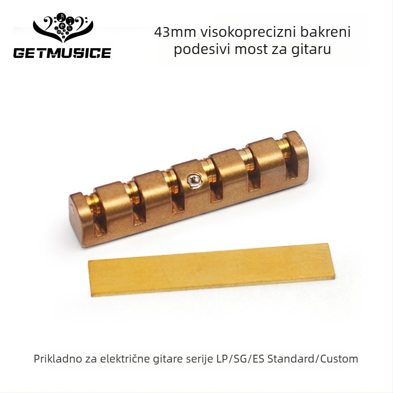 Gornja jastučnica od mosadze za električne gitare — mosadz, 25 g, GETMusic