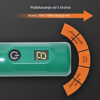 Ručni električni brusno-polirajući alat za nefrit i drvorezbu – Quandi, punjiva litijska baterija, poliranje (Quandi; punjiva litijska baterija; poliranje)