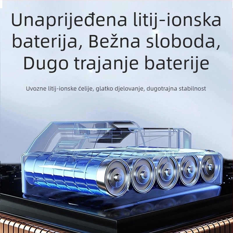 Rockita bežična bezčetkasta kutna brusilica, 21V, model 404, s priborom