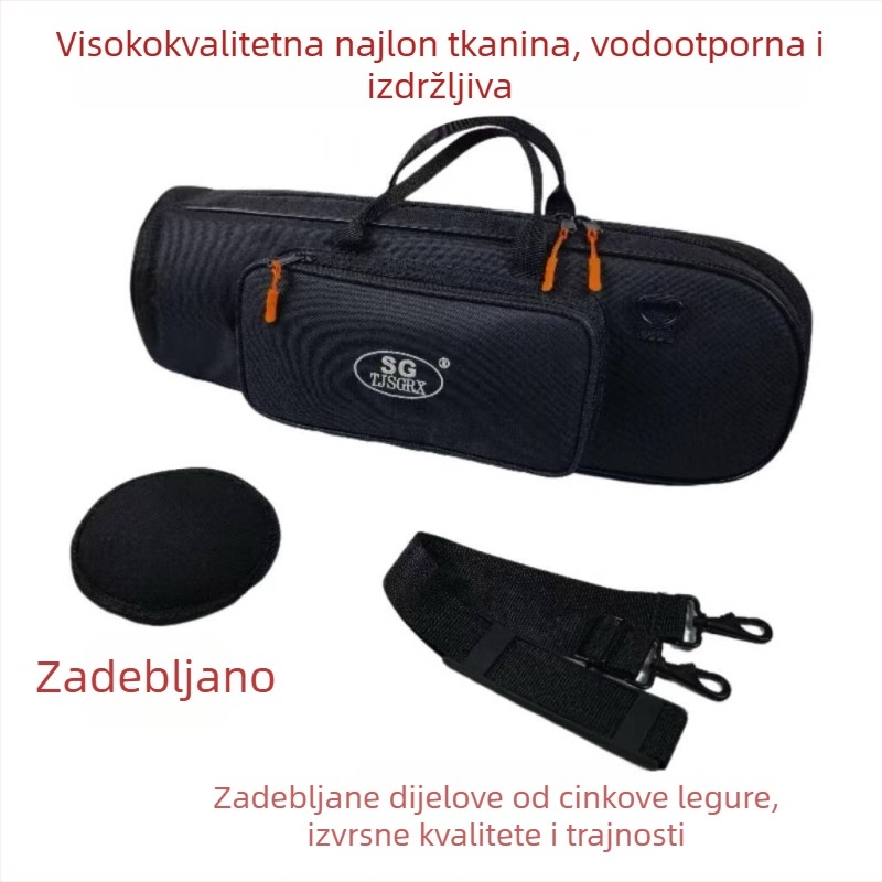 Torba za glazbene instrumente za Hulusi (poliesterska konstrukcija; remen s jastučićem zraka; unisex; gradska jednostavnost)