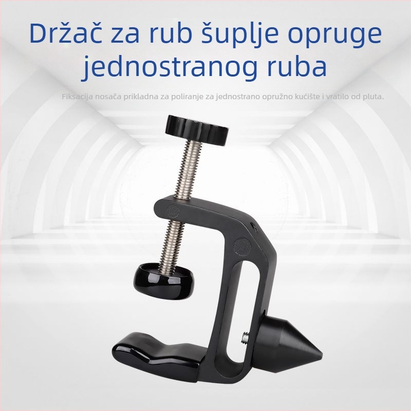 Stalak za klarinet za stolni položaj – kompaktan držač s korkovom podlogom, model W17, ABS/metala konstrukcija, protuklizni rub stola