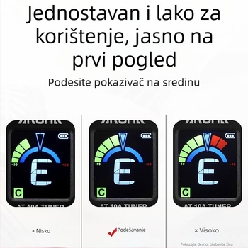 Arnold AT-10A Elektronički tuner za gitare, violinu i ukulele