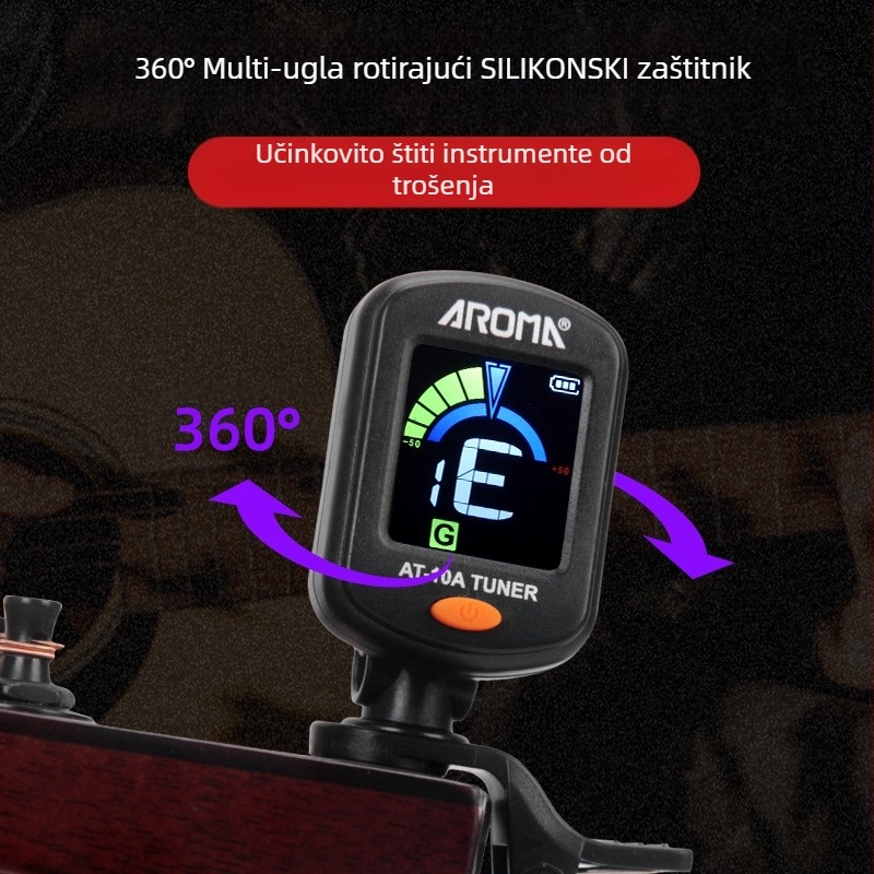 Arnold AT-10A Elektronički tuner za gitare, violinu i ukulele