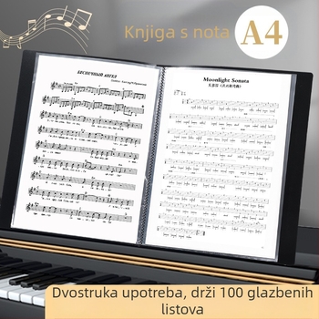 Folder za note s prozirnim umetkom i vodootpornom dokumentnom vrećicom; materijal: premazani papir; debljina 0,55 mm; 20/30/40 stranica