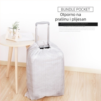 Zaštitna navlaka za kufor od netkanog materijala, prozračna, model XT-00-A7, kapacitet 56–75 L, za rekreacijska putovanja