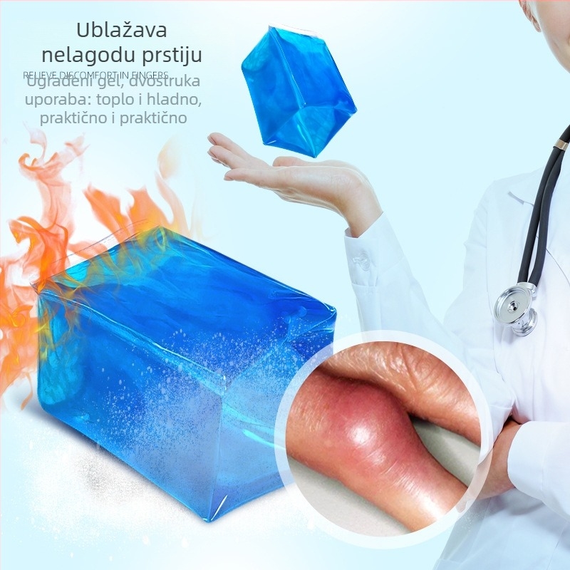 Prijenosni set za njegu prstiju od PVC gela – mekan na dodir, koži prijazan, višekratno upotrebljiv, topli i hladni kompres, 500 komada
