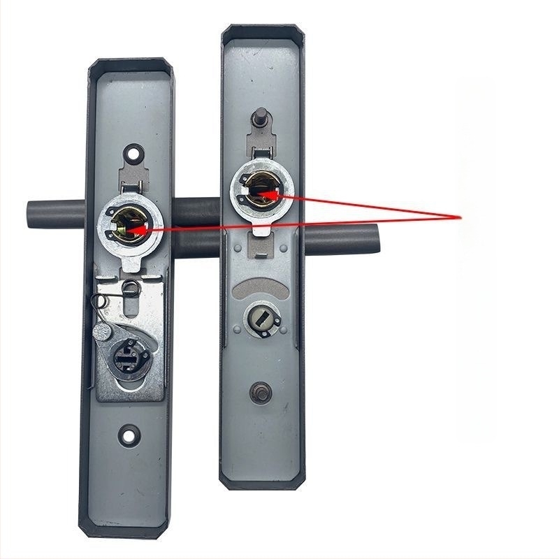 Brava za kupaonicu bez ključa s držačem — metalna, moderni minimalistički stil