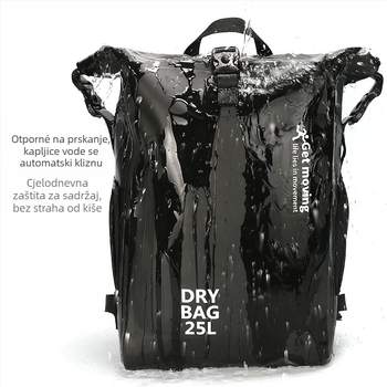 Unisex vodootporni ruksak za aktivnosti na otvorenom, s odjeljkom za mokro i suho