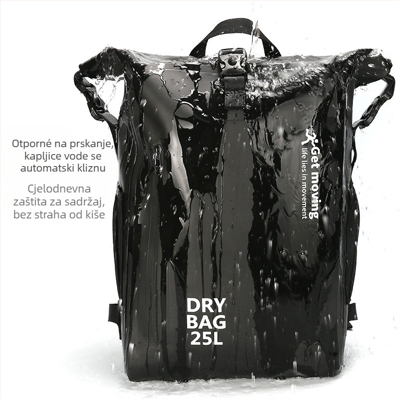 Unisex vodootporni ruksak za aktivnosti na otvorenom, s odjeljkom za mokro i suho