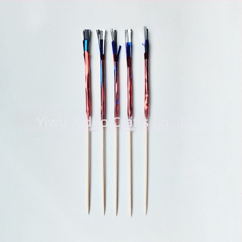 Urban party Jednokratne štapiće s trobojnom vatrometom, drveni, 100 kom, romantičan stil