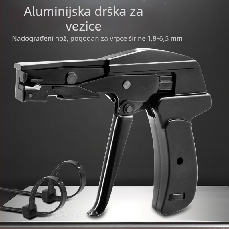 SJ-800A Nylon kabelski alat za stezanje – dvostruka funkcija zavarivanje i rezanje, aluminijsko kućište, SANJIANG