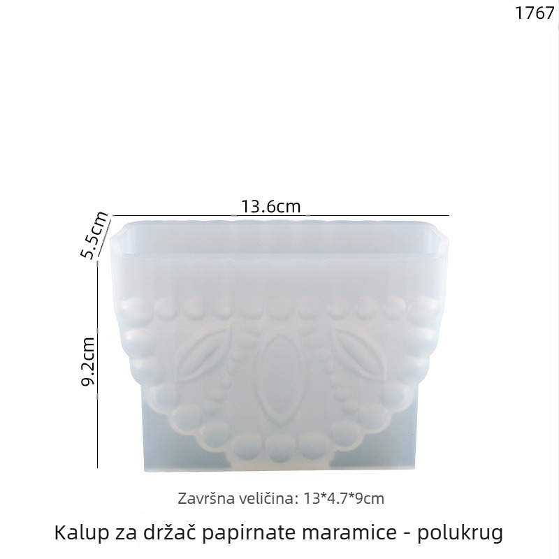 Silikonska kalupa za pečenje s nepravilnim oblikom za DIY proizvodnju kristalne smole | prilagođeno pakiranje