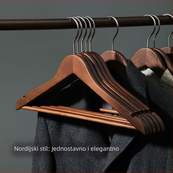 Drveni držač za odjeću, fiksni stil Type X, model zp0056