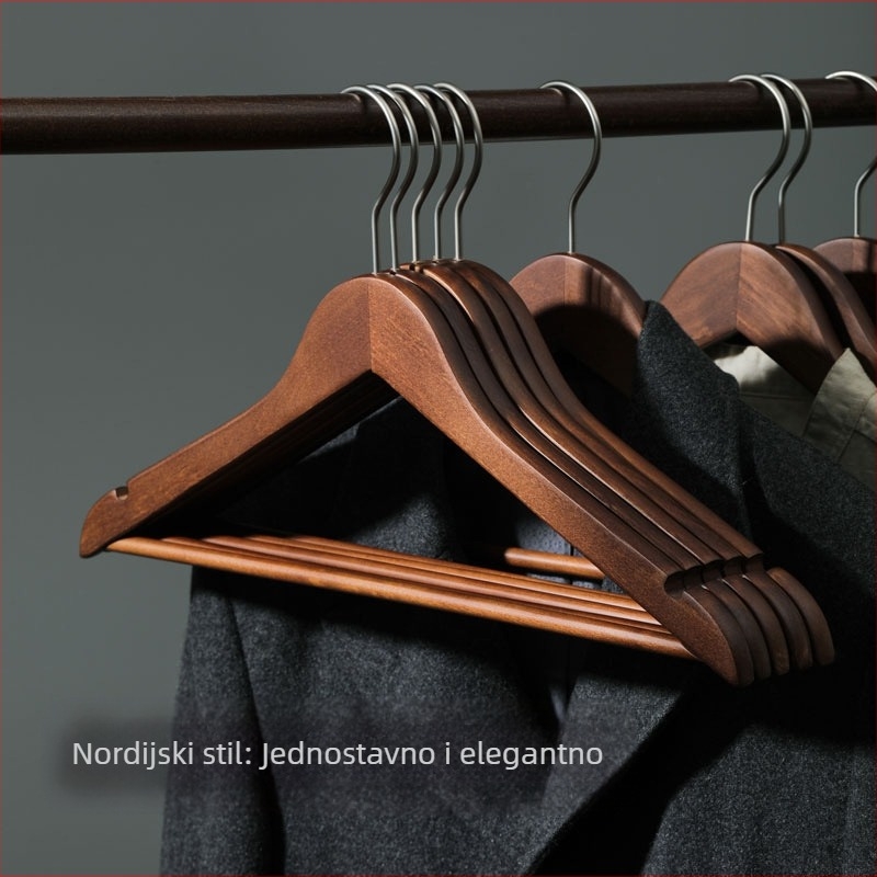 Drveni držač za odjeću, fiksni stil Type X, model zp0056