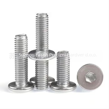 Fasseng vijci s plosnom glavom šesterokutnog oblika, A2-70, JB/ZQ 4352-2006