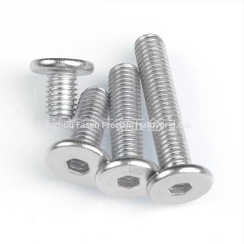 Fasseng vijci s plosnom glavom šesterokutnog oblika, A2-70, JB/ZQ 4352-2006