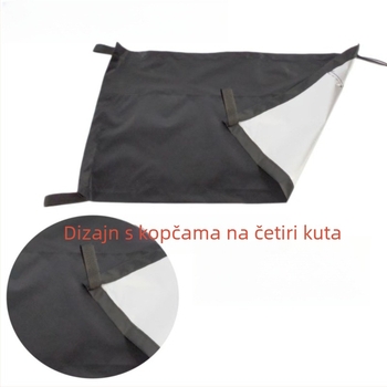 Navlaka za bubnjeve seta, vodootporna i UV otporna, poliester materijal, s zakrivljenim naramenicama.