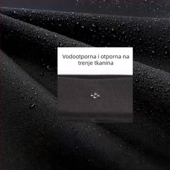 Navlaka za bubnjeve seta, vodootporna i UV otporna, poliester materijal, s zakrivljenim naramenicama.