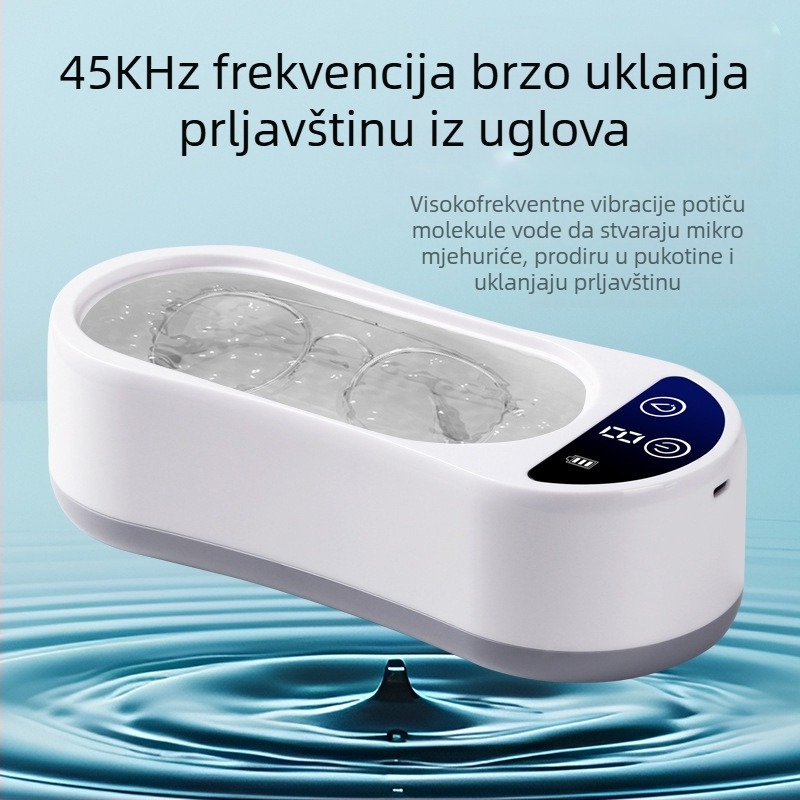 Ultrazvučna kutija za čišćenje s USB napajanjem, mehanički rad, 3.7V, 2W, kapacitet 301ml-500ml