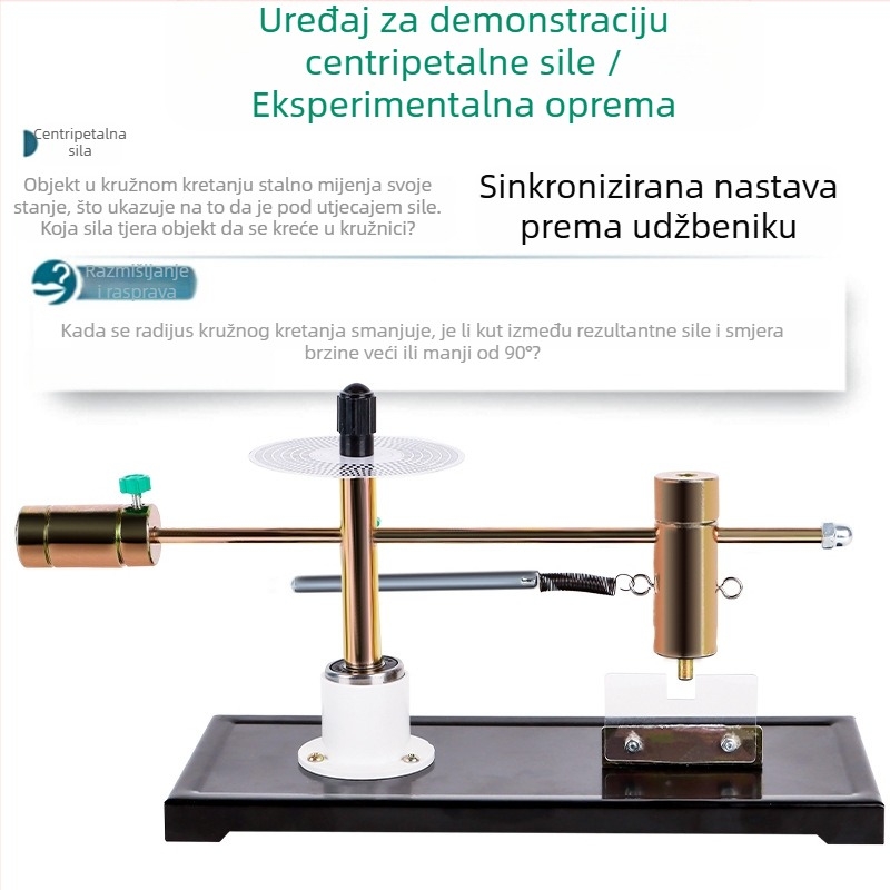 Demonstrator centripetalne sile za provjeru veličine sile — nastavna pomagala iz fizike Liuxin
