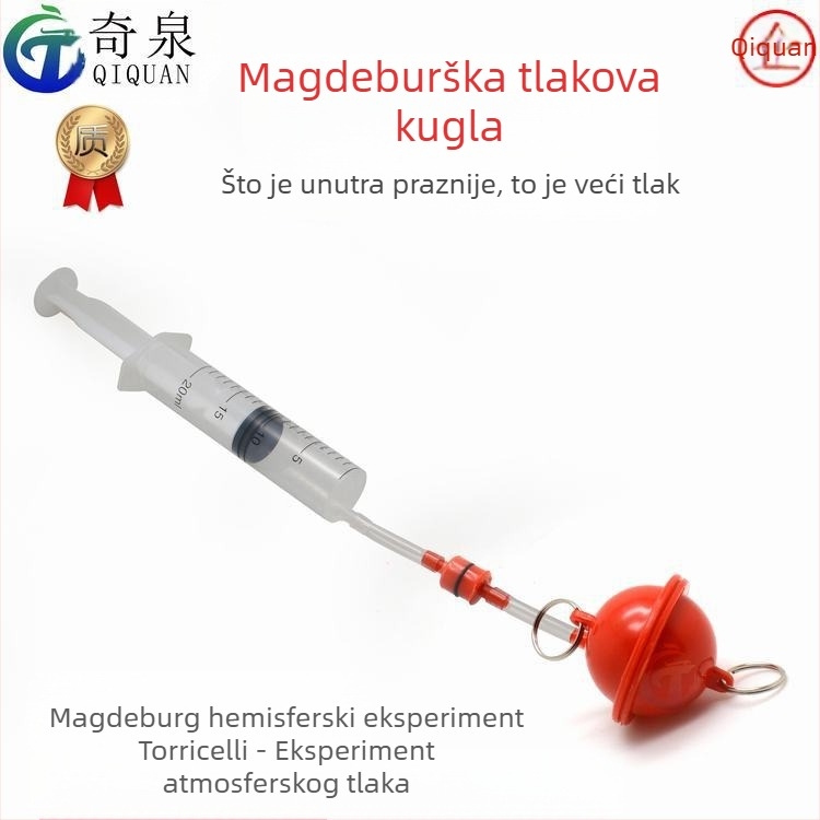 Torricelli eksperiment tlaka atmosfere, ABS, DIY, edukativna fizička igračka za uzrast 7-14 godina