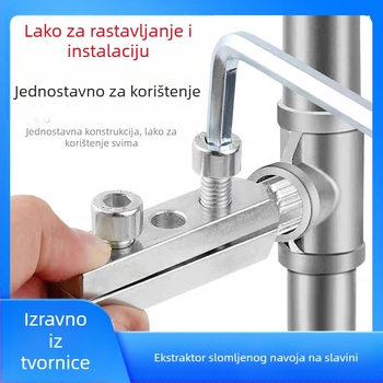 Ekspanzijski navojni izvlačivač za kutni ventil – Nehrđajući čelik; Kućni hardver; Marka: Drugo