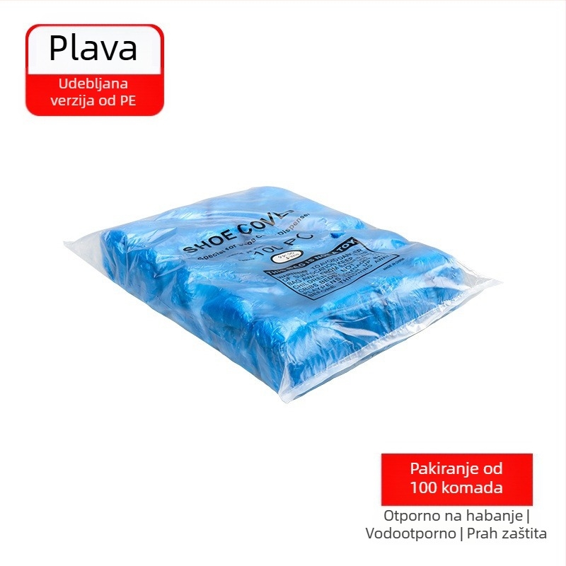 Stroj za navlačenje cipela, pedalo upravljan, jednokratni PE navlaci, s T-oblikovanom kopčom, za unutarnje prostore bez prašine