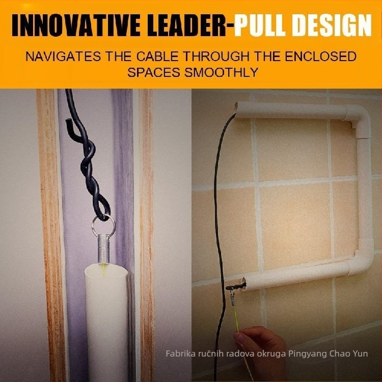 F06 kabelski vučni alat — Model: f06; Namjena: vući žice i užad; Primjenjive specifikacije cijevi: opće; Materijali cijevi: opći; Težina: 130 g