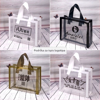 Prozirna plastična torba za darove s dvostrukim slojem debljine 12 niti, namijenjena za pakiranje darova, dnevna proizvodnja 10 000