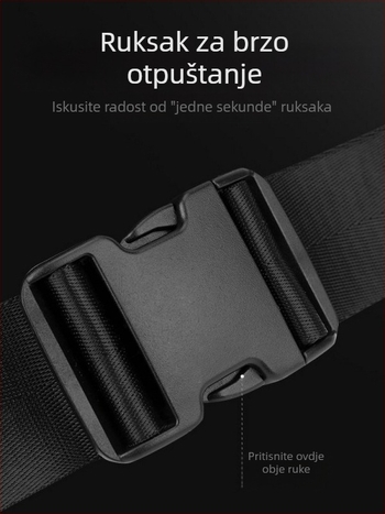 Muška torba oko struka od Oxford platna, vodootporna i otporna na habanje, velika kapaciteta, crossbody, ulični stil