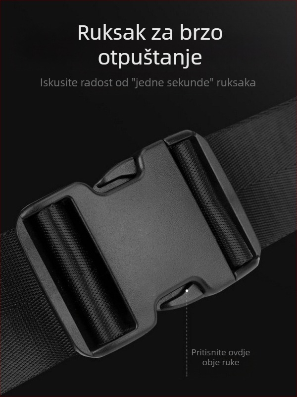 Muška torba oko struka od Oxford platna, vodootporna i otporna na habanje, velika kapaciteta, crossbody, ulični stil