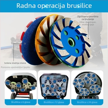 Dijamantni brusni disk – samoljepljiv, za mramor, granit i beton – Chuanxing