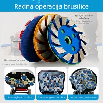 Dijamantni brusni disk – samoljepljiv, za mramor, granit i beton – Chuanxing