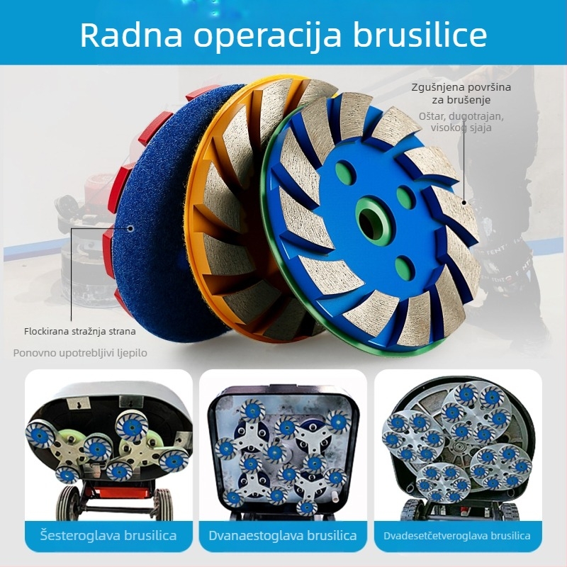 Dijamantni brusni disk – samoljepljiv, za mramor, granit i beton – Chuanxing