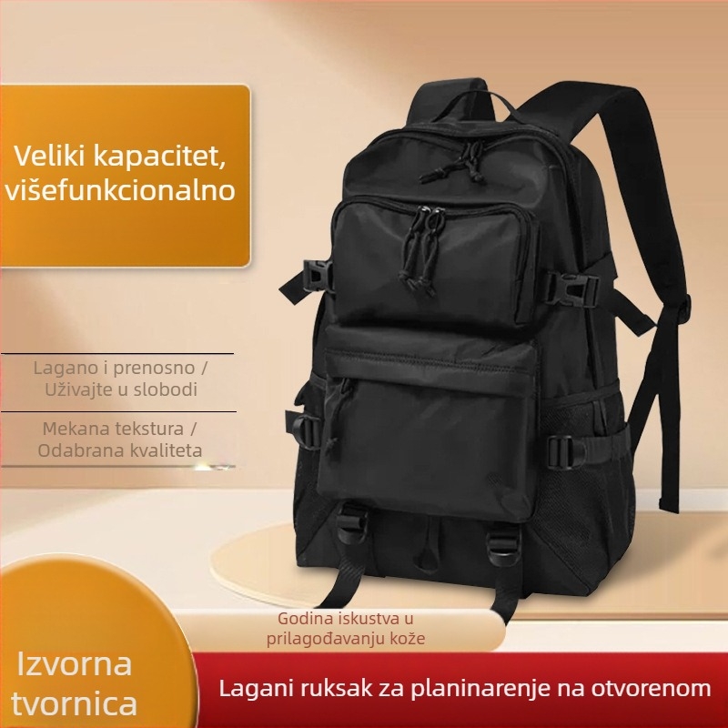 Unisex sportski ruksak — ultra lagan, vodootporan, Oxford platno, naramenice s zračnim jastučićem
